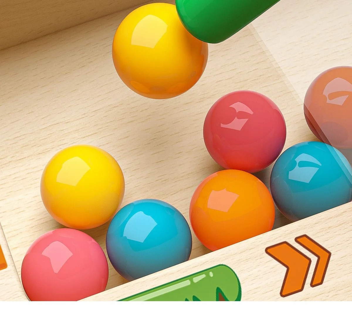 Magnetisches Farb- und Zahlenlabyrinth, Lernspielzeug, Farbzuordnungsspielzeug, Montessori-Spielzeug für Kinder, fördert die Konzentrationsfähigkeit, Geschenk. – Detail 9