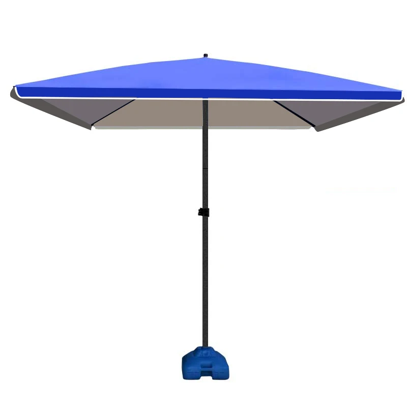 مظلة كبيرة من المظلة في الهواء الطلق، مظلة شمسية، مظلة إعلانية، فناء الشاطئ التجاري، مظلة مربعة كبيرة الحجم قابلة للطي