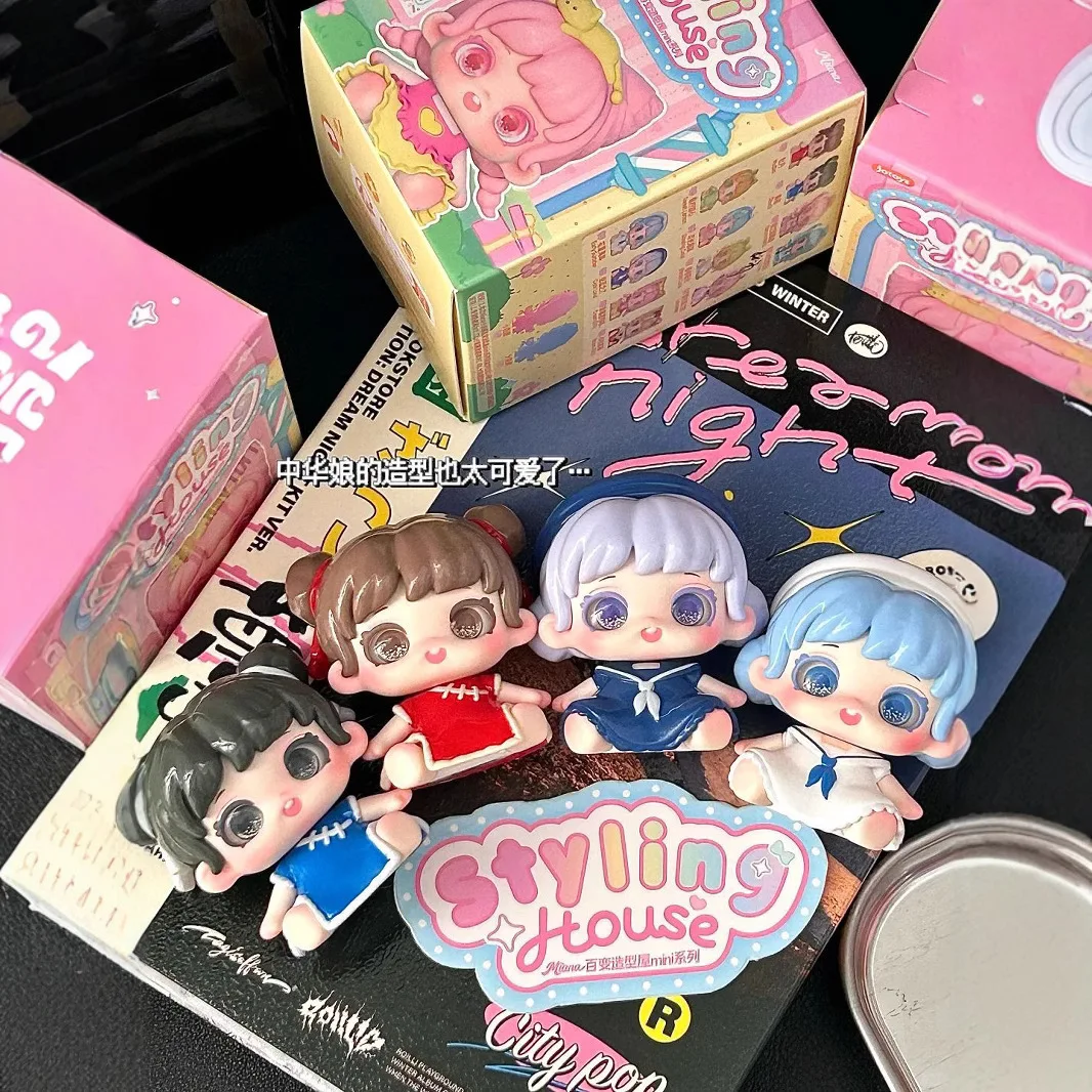 أصيلة Jotoys/Miana Xiaomi'Na Mini Shapeshifting منزل صغير رائعتين حبة سلسلة صندوق أعمى تمثال هدية مزخرفة