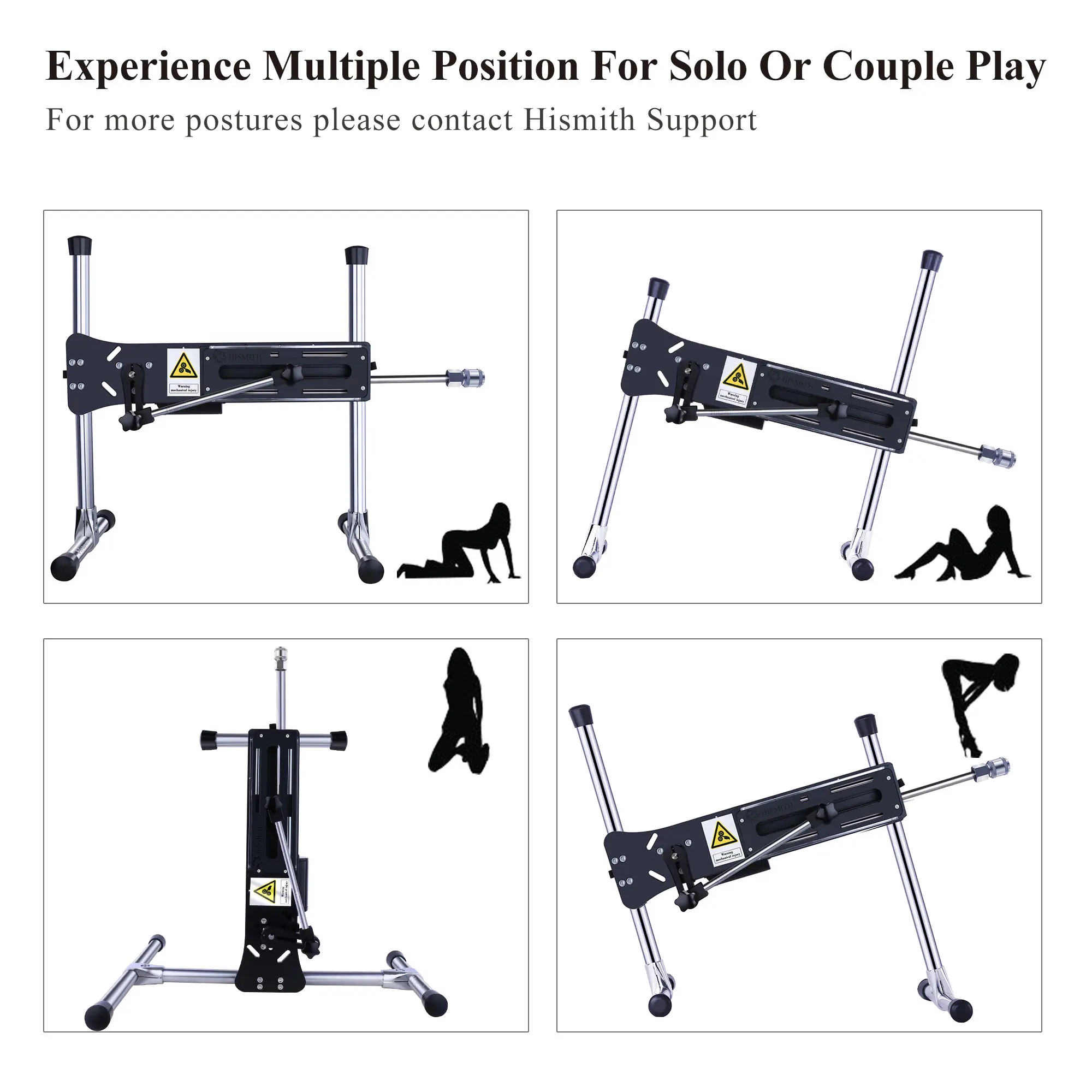 HISMITH-máquina sexual KlicLok SyE, dispositivo con Control remoto por aplicación, supersilencioso, Ultra estabilidad, Turbo de acero sólido,