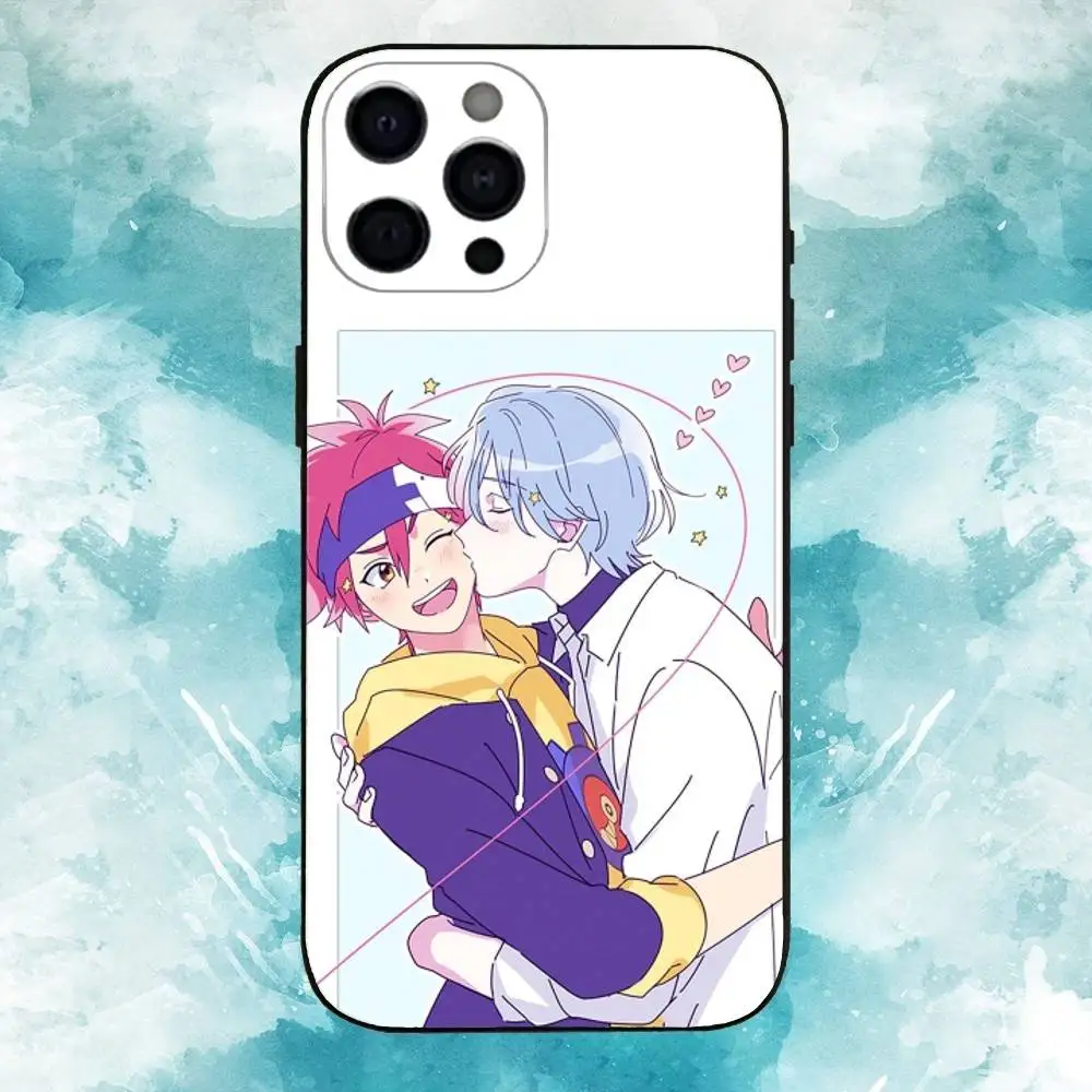 เคสโทรศัพท์ลายอนิเมะ I-Infinity S-SK8 สำหรับ iPhone17,16,15,14,13,12,11 Plus,Pro Max  แบบนิ่ม สีดำ