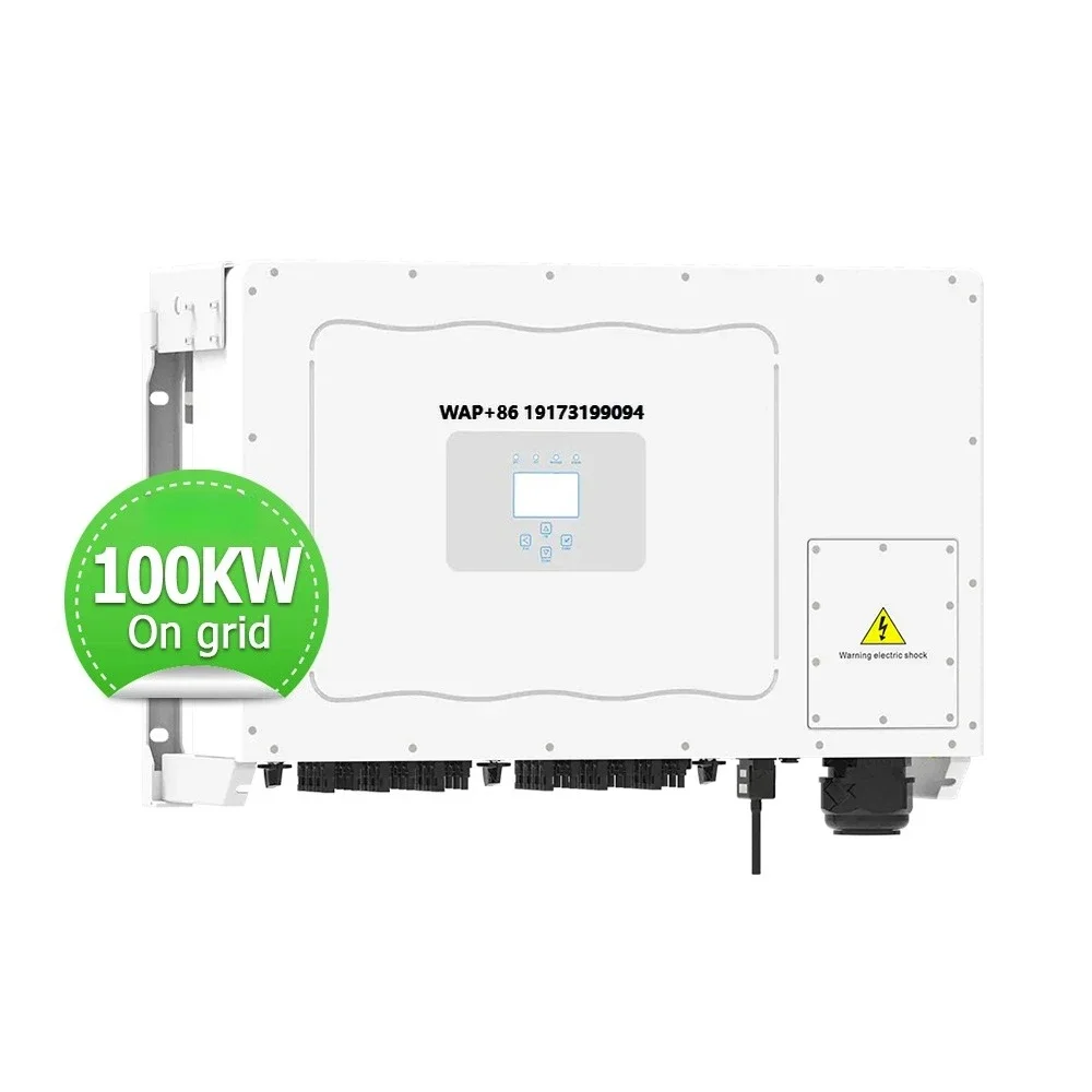 on Grid System 110KW 3 Phase Solar Inverter 100KW 380V 400V EU Version in Stock