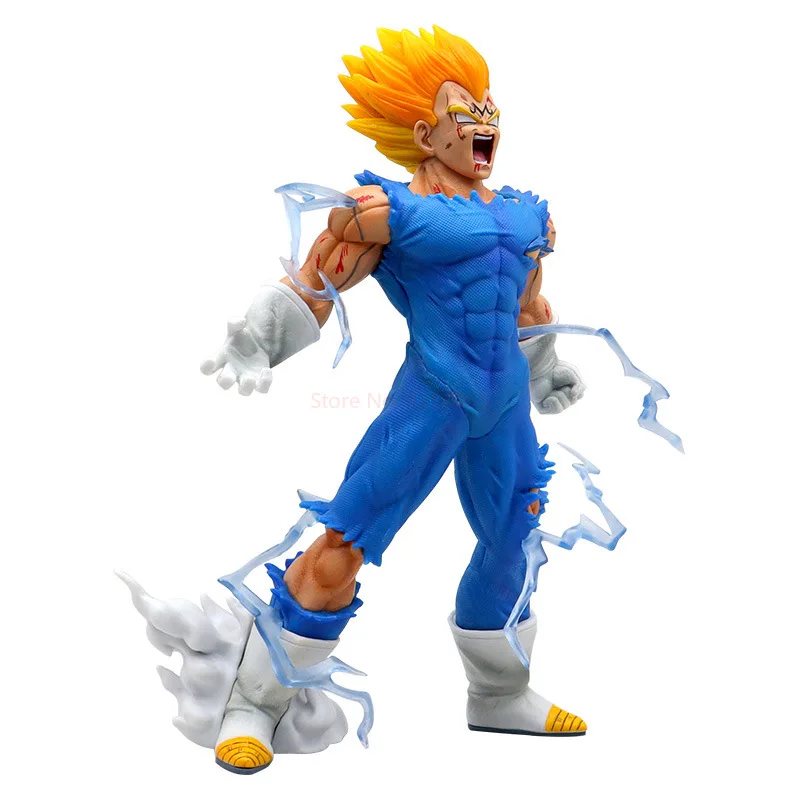 Фигурка Dragon Ball Z Vegeta, 27 см, экшн-модель из ПВХ, коллекция игрушек GK, самодетонационная версия Majin, аниме, подарок ручной работы