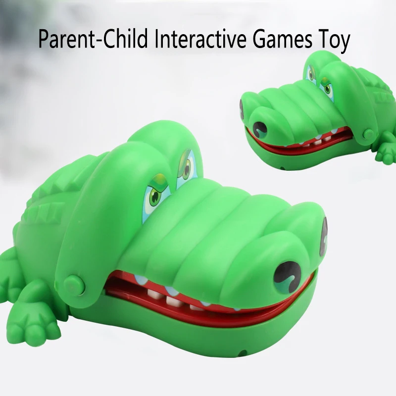 Cartoon Crocodile Biting Fingers Children\'s Prank  Toy Biting Hands Crocodile Parent-child Interaction Toy