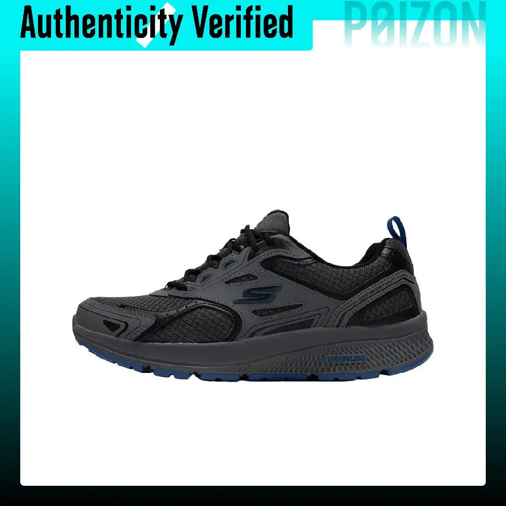 Skechers Go Run Consistent Low top Running Shoes Men's Gray Blue 220034-CCBL