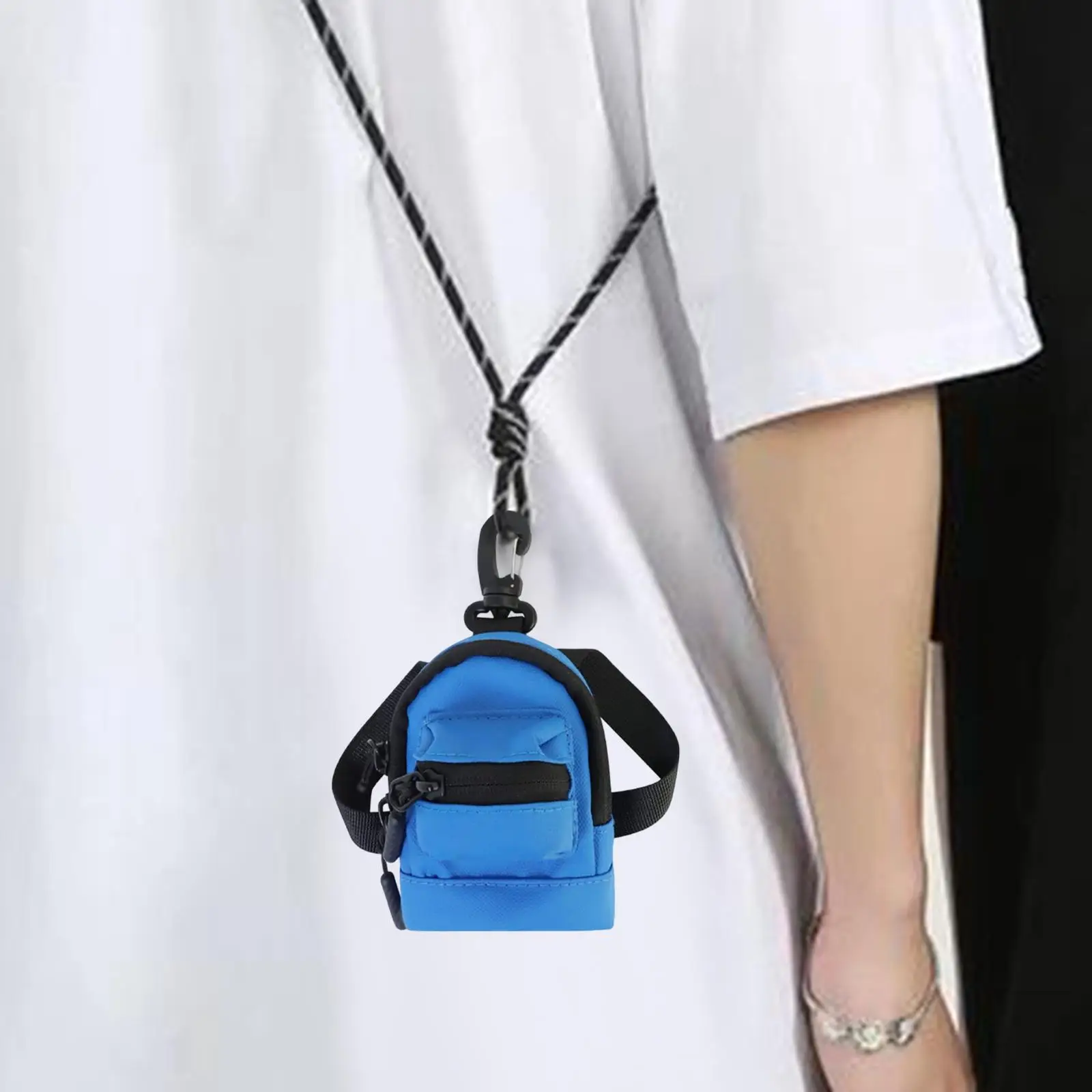 Reise Tragbare Mini Brieftasche Riemen Rucksack Anhänger Outdoor Brust Taille Tasche für Wandern Bergsteigen