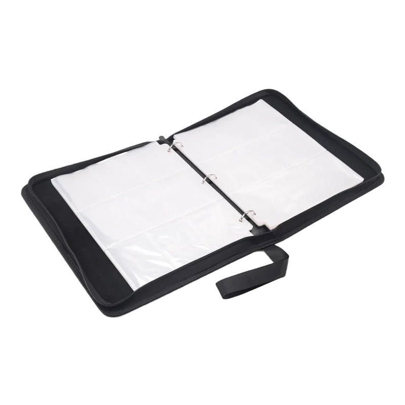 

B05C-Trading Card Binder 9 Pocket.Holds 900 Sports, TCG, MTG, Game, Credit, Coupon, Gift And Business Cards. Card Collection
