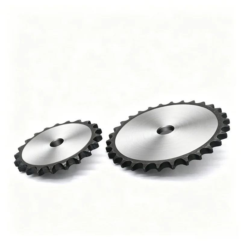 1pcs 08B Flat Sprocket 10/11/12/13/14/15/16/18 to 60 Tooth Pitch 12.7mm Tooth Thickn 7mm Industrial Drive Chainwheel 45# Steel