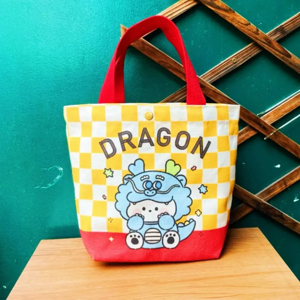 Sac à main de dessin animé Dragon pour femme, sac à main portable, sacs fourre-tout mignons, sac de nourriture fourre-tout, sac cadeau pour bébé