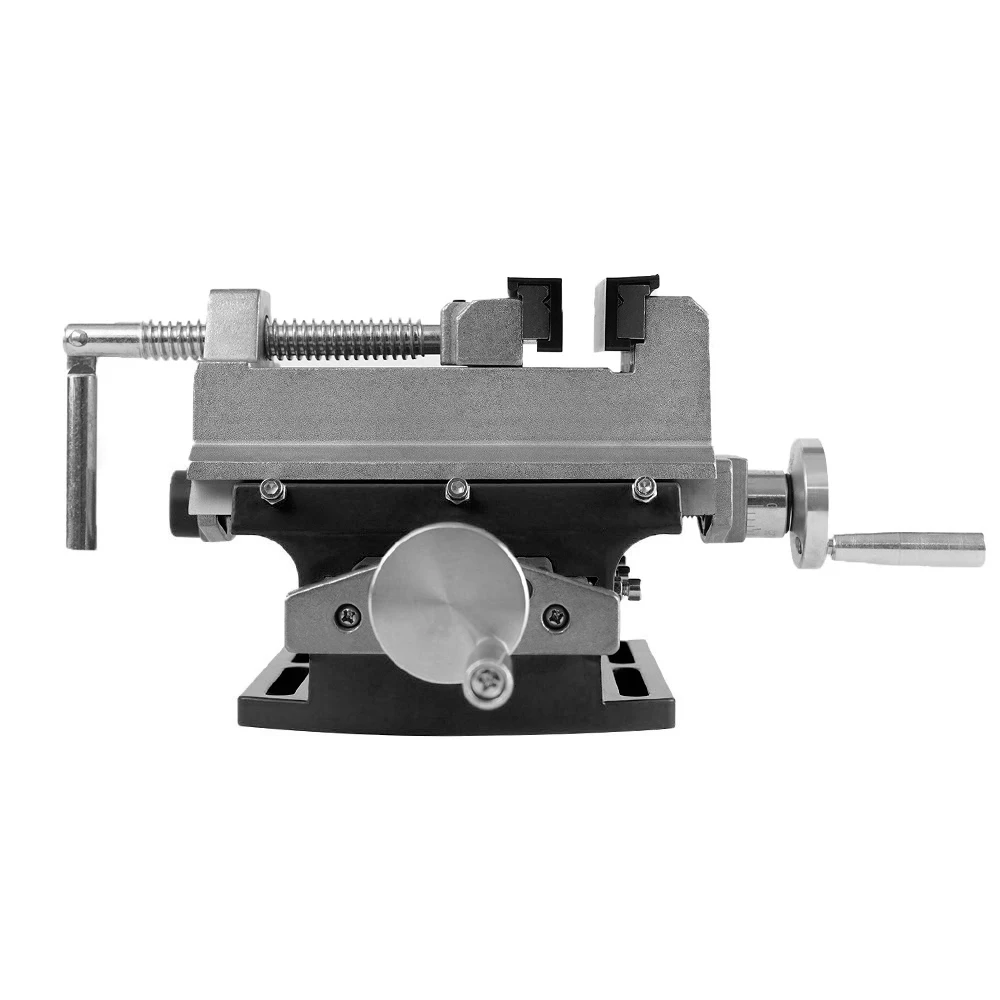 Allsome BG-6368 3-inch Cross-Sliding Vise with Compound Slide for Mill and Drill Press,Cross Slide Drill Press Vise