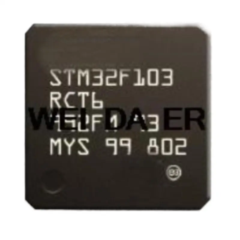 100% منتجات جديدة عالية الجودة الأصلي STM32 رقاقة STM32F103RCT6 LQFP-64 MCU 32 بت ذاكرة فلاش