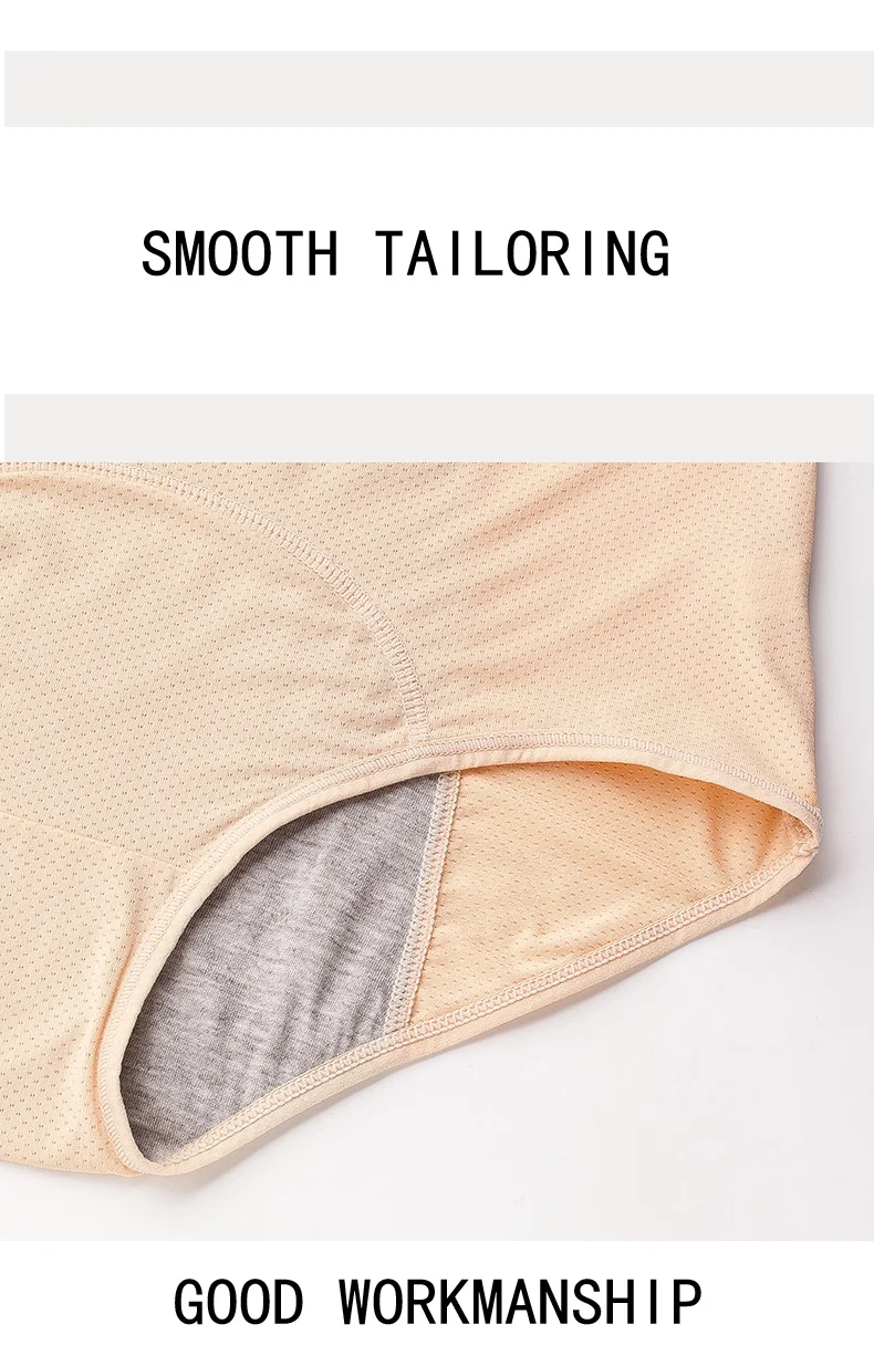 Leak Proof Menstrual Panties Underwear Period Physiological Pants Women Waterproof Briefs Plus Size L-8XL Female Lingerie - Image 5