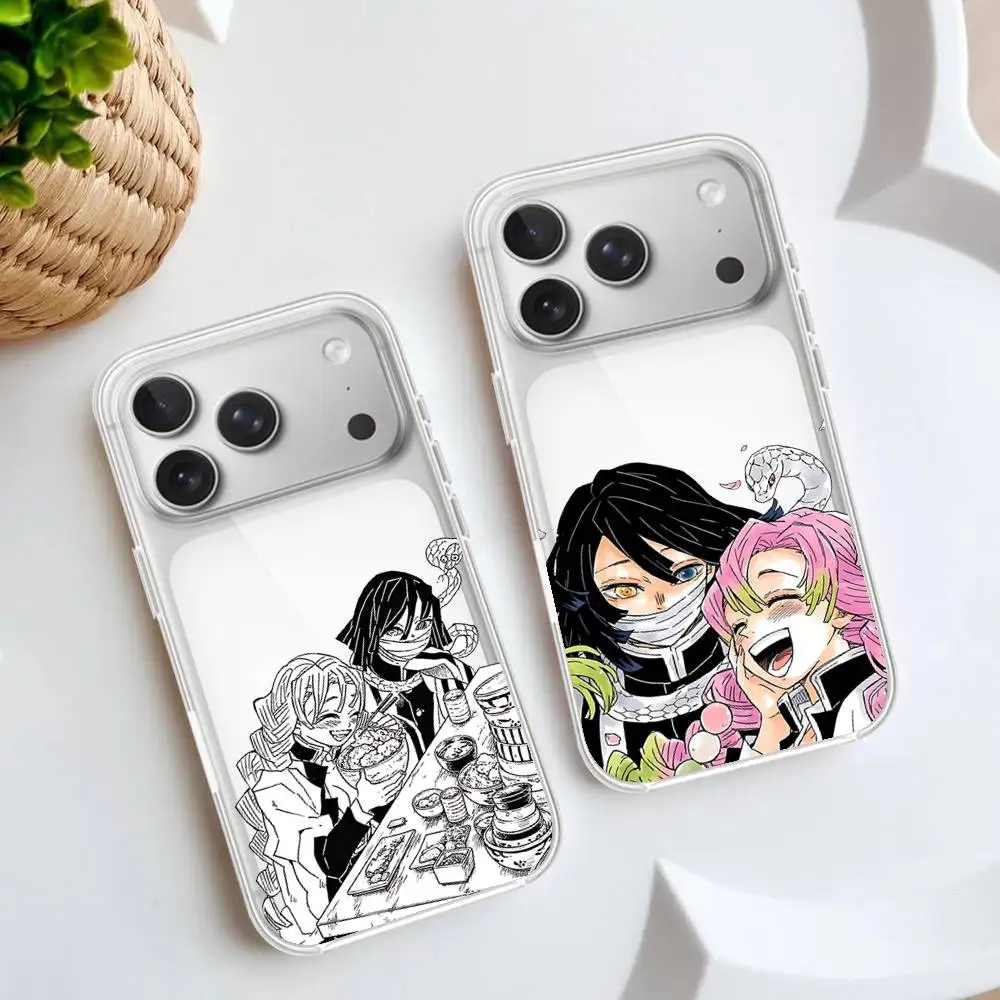 Funda Transparente Suave K-Kan-rojis y I-lguros para iPhone 17 16 15 12 11 Pro Max 14 Plus 13 Mini