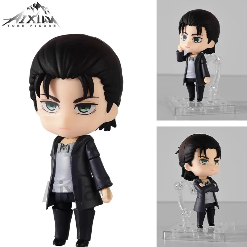 Aixlan#2000 Eren Jaeger Figure 10CM Cute Edition Eren Jaeger PVC Action Figure Amine Toy Gift Collectible Figurine