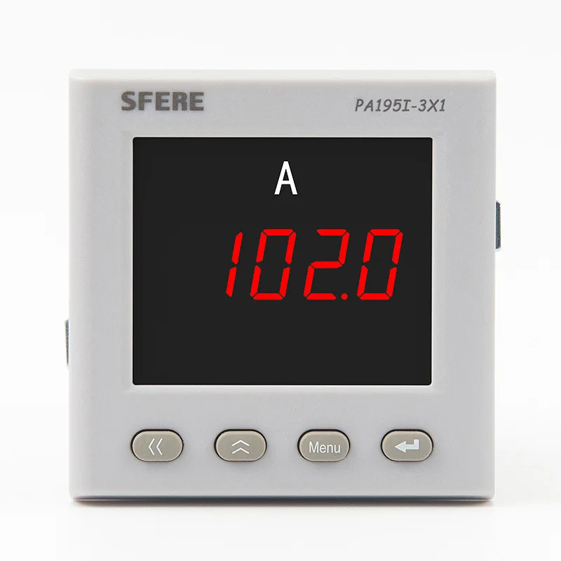 Jiangsu SF Electric PA195I-3X1 DC Single-phase Intelligent Digital Display Ammeter