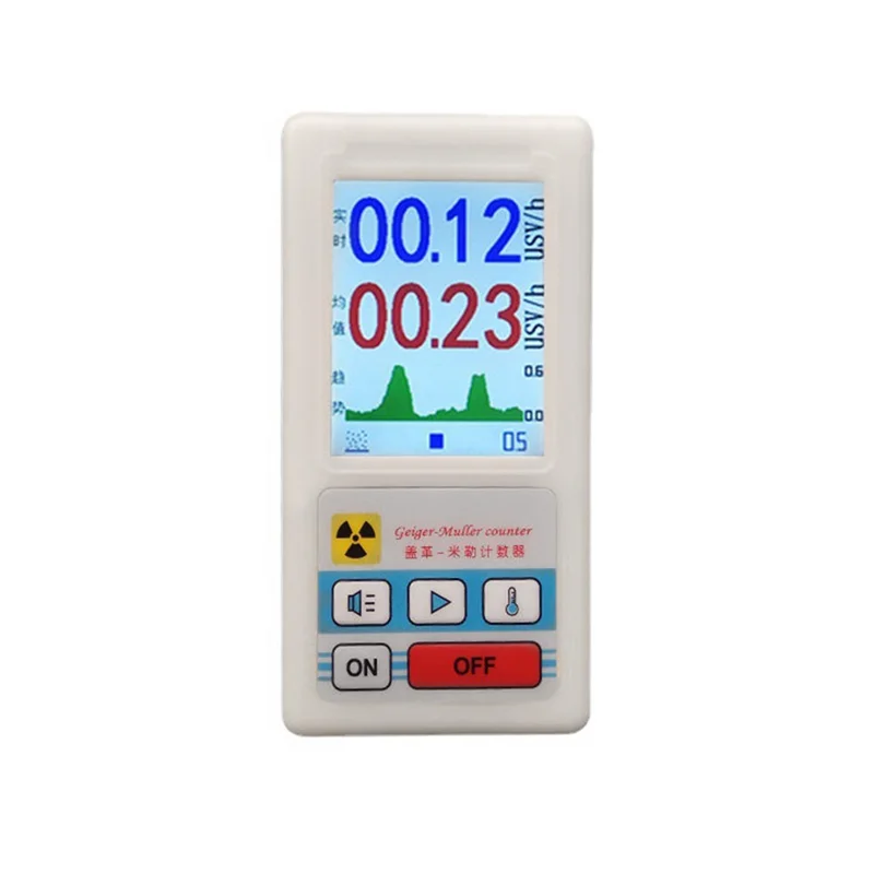 B68A Geiger Counter Display Radioactive Tester BR-6 Electromagnetic Radiation Detector Nuclear Radiation Detector