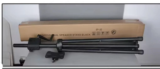 Jmz-Hot unique Reinforced Hand Crank Loudspeaker Box Support, Tripod Amplifier Rack, Audio Lifting Bracket, Metal Engineering
