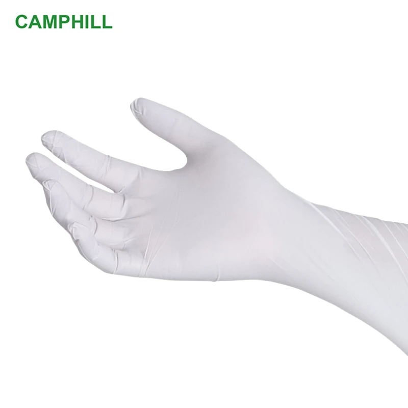 Direct selling 9-inch/12-inch disposable purification nitrile gloves Laboratory research office pitted surface anti slip gloves