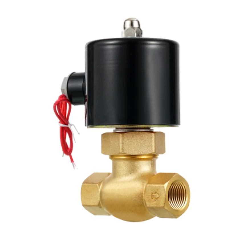 

US-20 2L-20 3/4"BSPT 2Position 2Way NC Hi-Temp Brass Steam Solenoid Valve DC12V/24V AC24/36V/110V/220V/380V PTFE Pilot