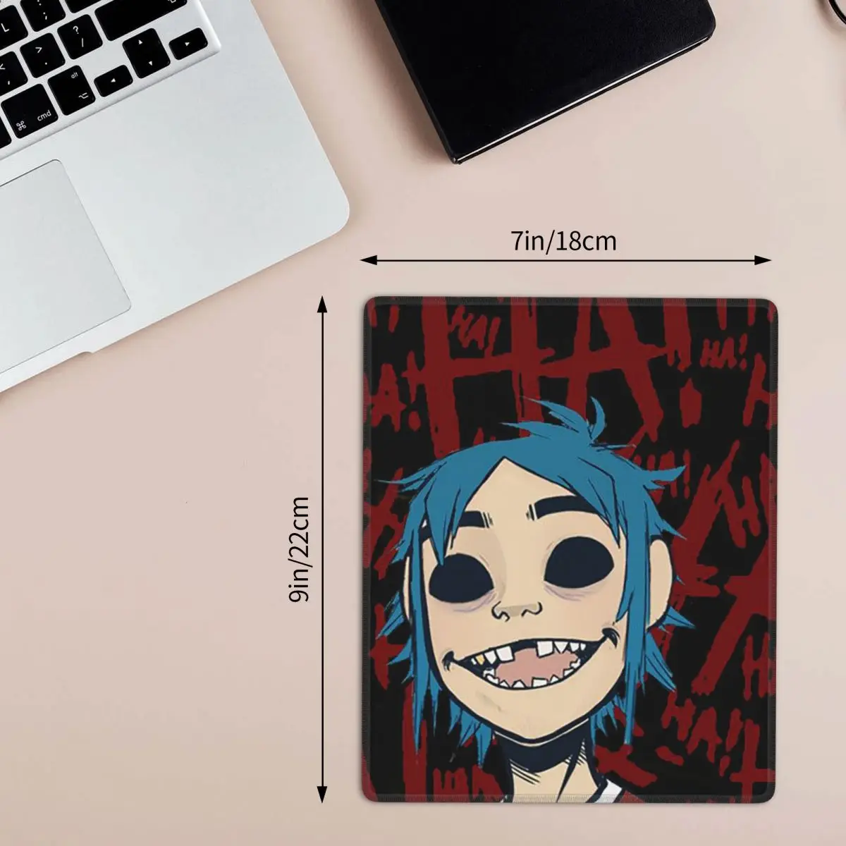 Feel Good Gorillaz Virtual Band 7x9 in 22x18 cm Mouse Pad Computer Keyboard Mouse Mat Gaming PC Laptop Desk MatTable Mats