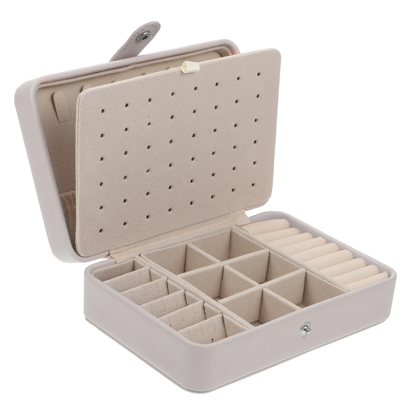

Jewelry Box Dual layer ganizer for Earrings Necklaces Storage Holder Travel Container Display Tool Accessories
