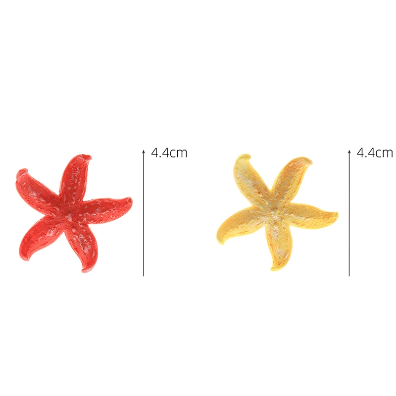 Resin Handicraft Aquarium Landscaping Fish Tank Figurines Figurines Miniature Ornaments Artificial Coral Starfish Aquarium Decor