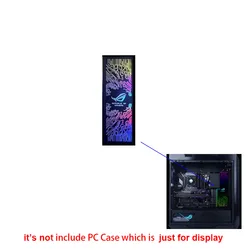 ARGB Lighting Panel For Asus GX601 Case,DIY ROG Strix Helios PSU GPU Bracket Lightboard MOD Gamers Cabinet Decoration Plate