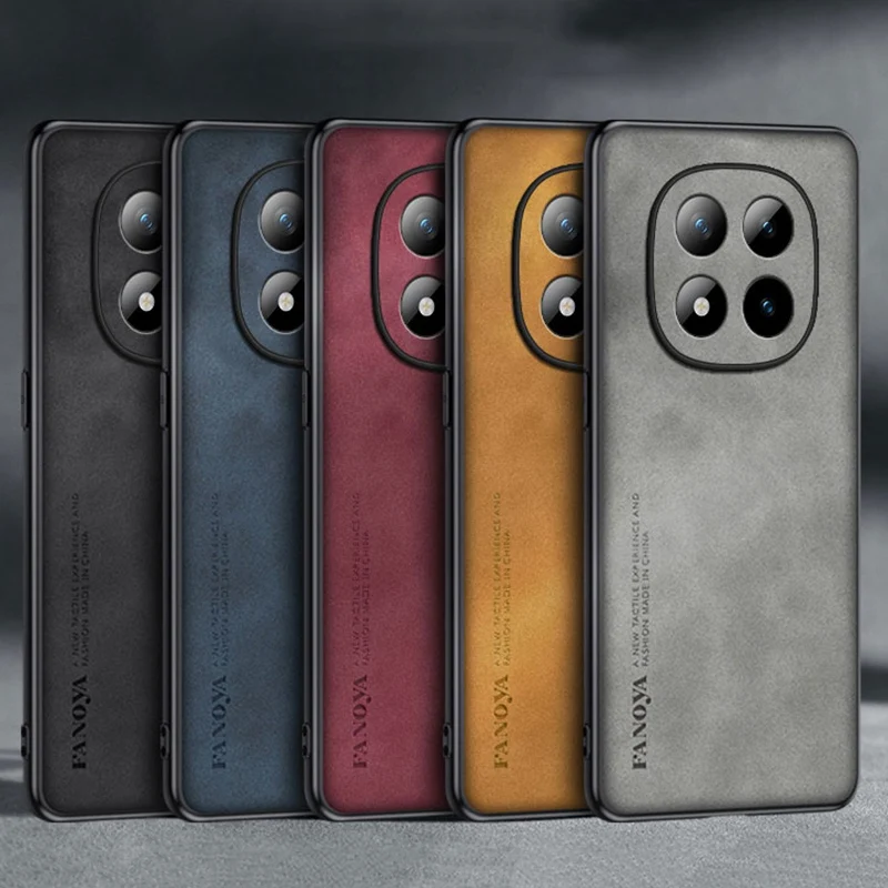 حافظة لهاتف Xiaomi Redmi Note 15 Pro Plus 5G حافظة فاخرة من جلد البولي يوريثان لهاتف Redmi Note 15 Pro + غطاء خلفي حماية من السيليكون #6