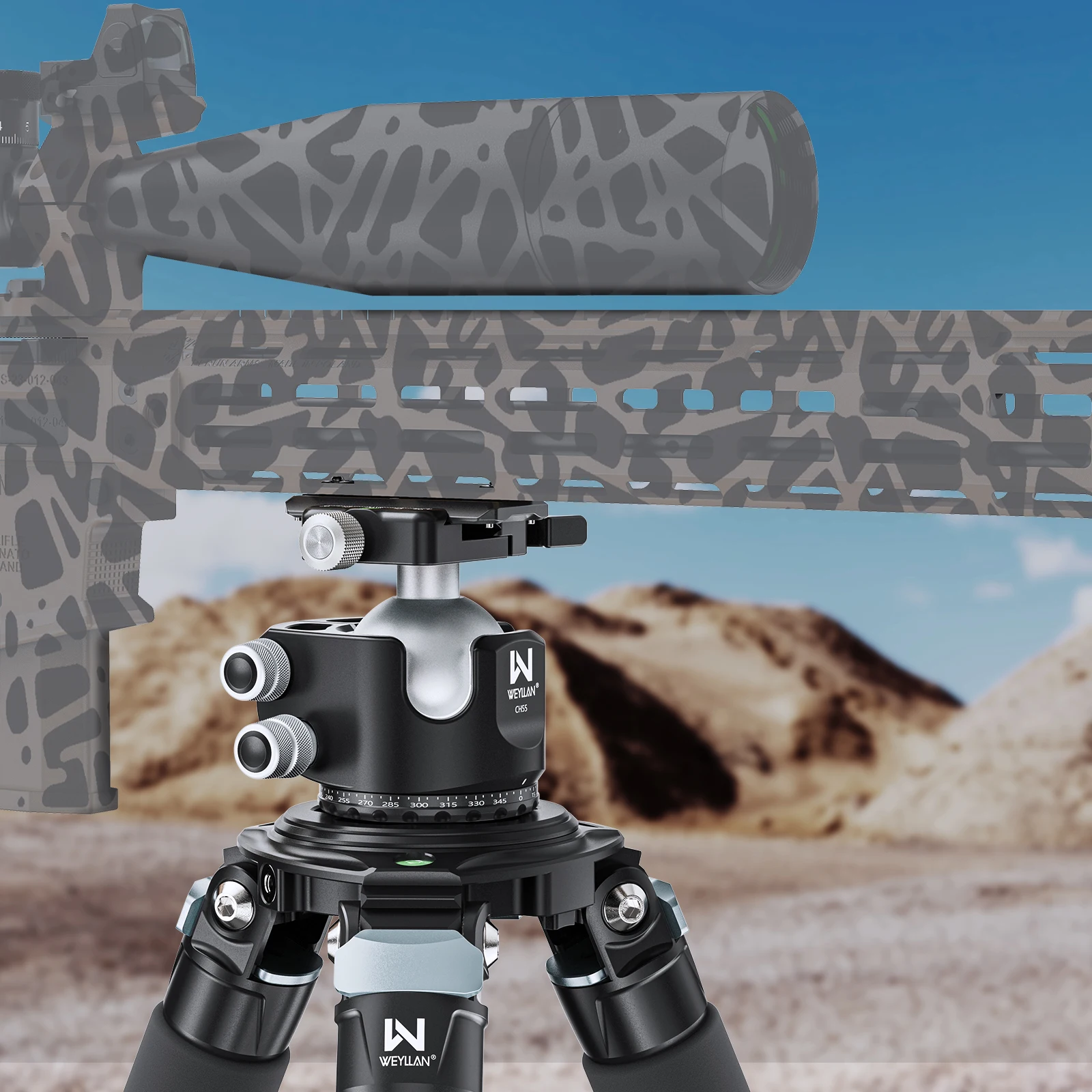 M-LOK Arca Rail WEYLLAN MK80/MK180 Bipod Mount Adapter, ARCA/RRS Dovetail Quick Release Plate, Lightweight Aluminium Alloy Plate