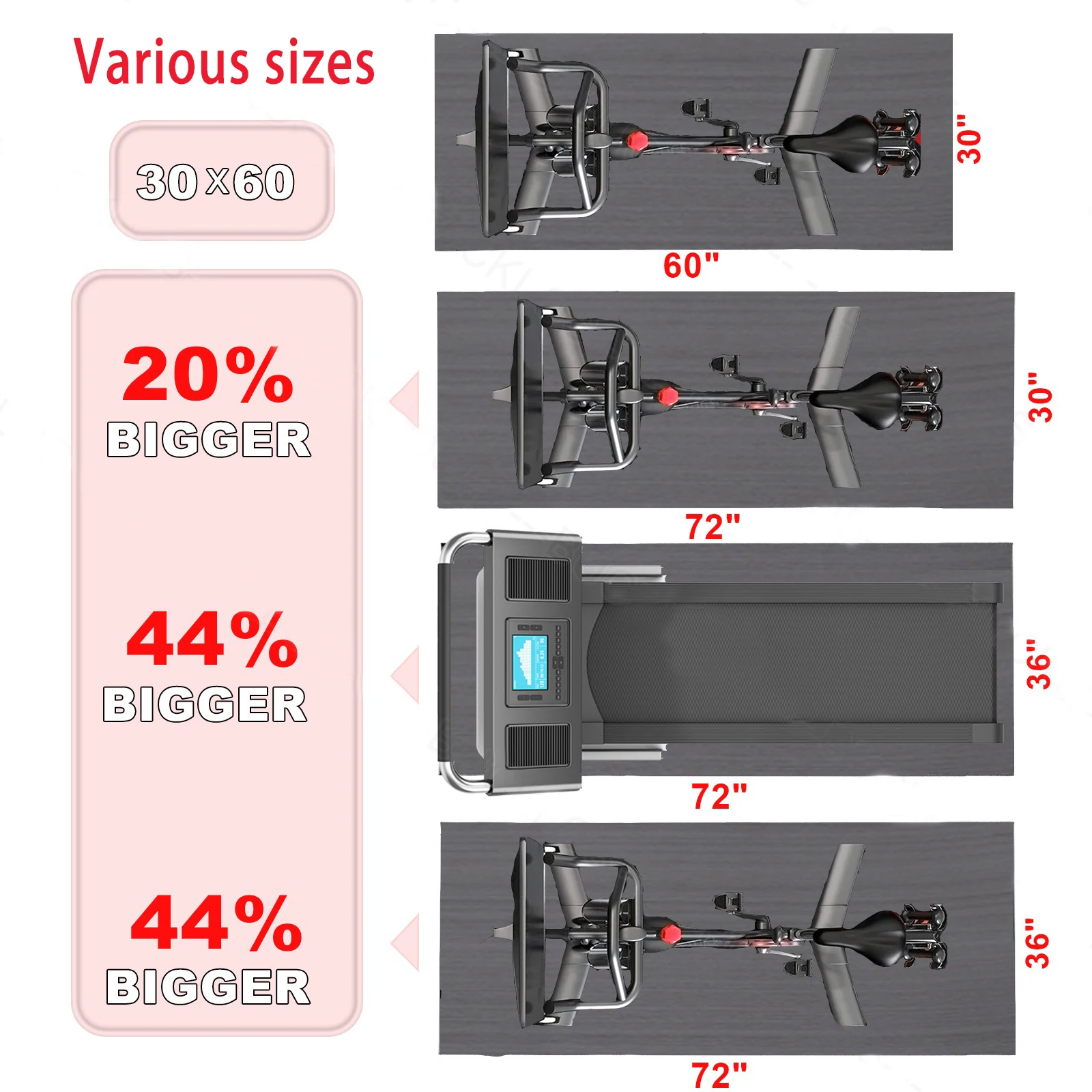 حصيرة ركوب الدراجات، حصيرة زخرفية من مادة EVA، معدات رياضية، حصيرة أرضية مضادة للانزلاق، حصيرة مخصصة ذاتية اللصق #5