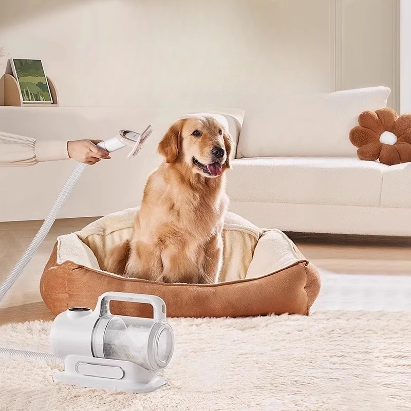 Pet care Vacuum cleaner Household cat and dog Multifunctional hair trimmer Hair suction comb