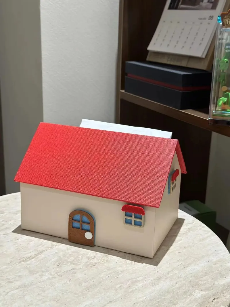 

Living Room High Aesthetic Cute Cartoon Tissue Box Storage Home Decorative Tablecloth Box Creative House ape Tissue Holder