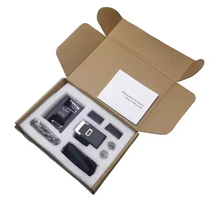 Mini Ring Scanner for More Productivity Reads 1d and 2d Barcodes Extremely Fast Printers & Scanners Barcode Scanner