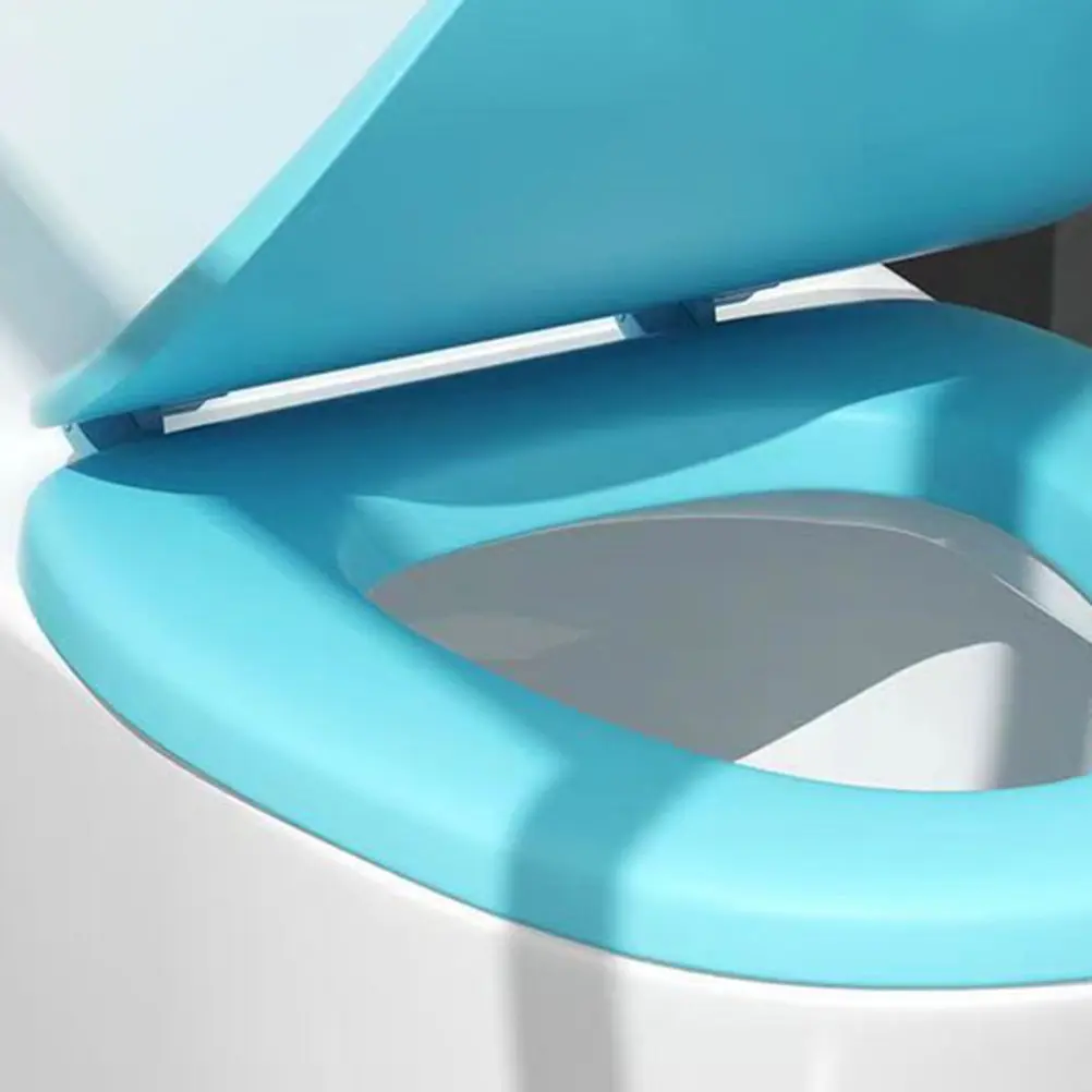 

Eva Toilet Seat Lid for Bathroom Thickened Reusable Washable Soft Comfortable Easy to Assemble for Home Travel Use