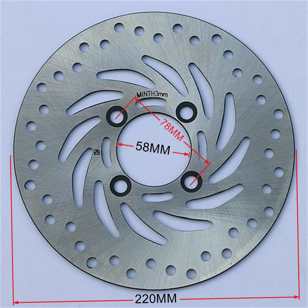 220mm Dia Motorcycle Scooter Brake Disc For Honda PCX 125  Vision 110 NSC110 NSC 110 PCX150 PCX125  PCX 125cc PCX 150cc