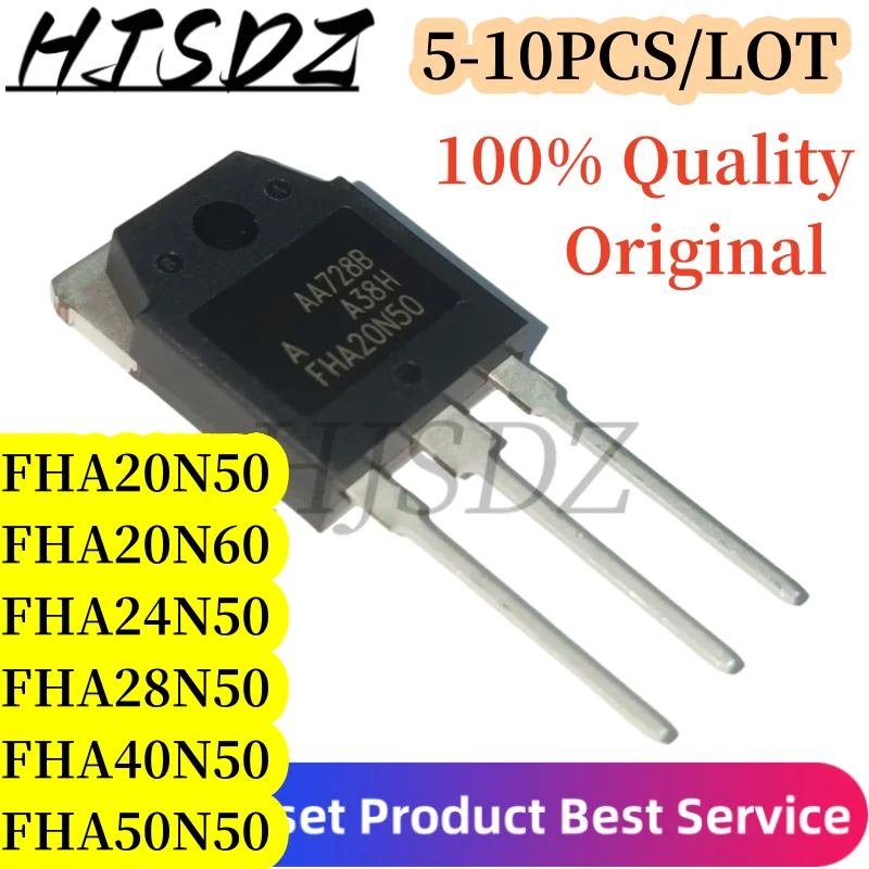 5-10PCS/LOT 100% nuevo Original FHA20N50 FHA20N60 FHA24N50 FHA28N50 FHA40N50 FHA50N50 20N50 20N60 24N50 28N50 40N50 50N50 TO-247