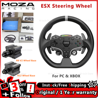 for MOZA Racing ESX Steering Wheel for PC&Xbox with 22 Customizable Buttons Durable ISF PU Grips and optional R9 /R12 Wheel Base