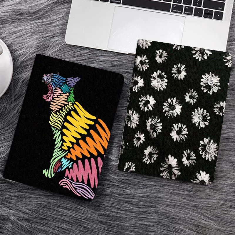 

Colorful Panther Cartoon Roar Gift Tablet Case For Samsung Tab Galaxy S6 S11 A A7 A8 A9 A11 10.1 10.4 10.5 Plus Lite