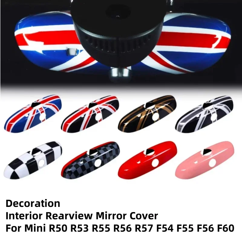 

MINI Cooper S JCW R50 R52 R53 R55 R56 R57 R60 F54 F55 F56 F57 F60 Accessories Interior Mirror Cover Stickers mini cooper