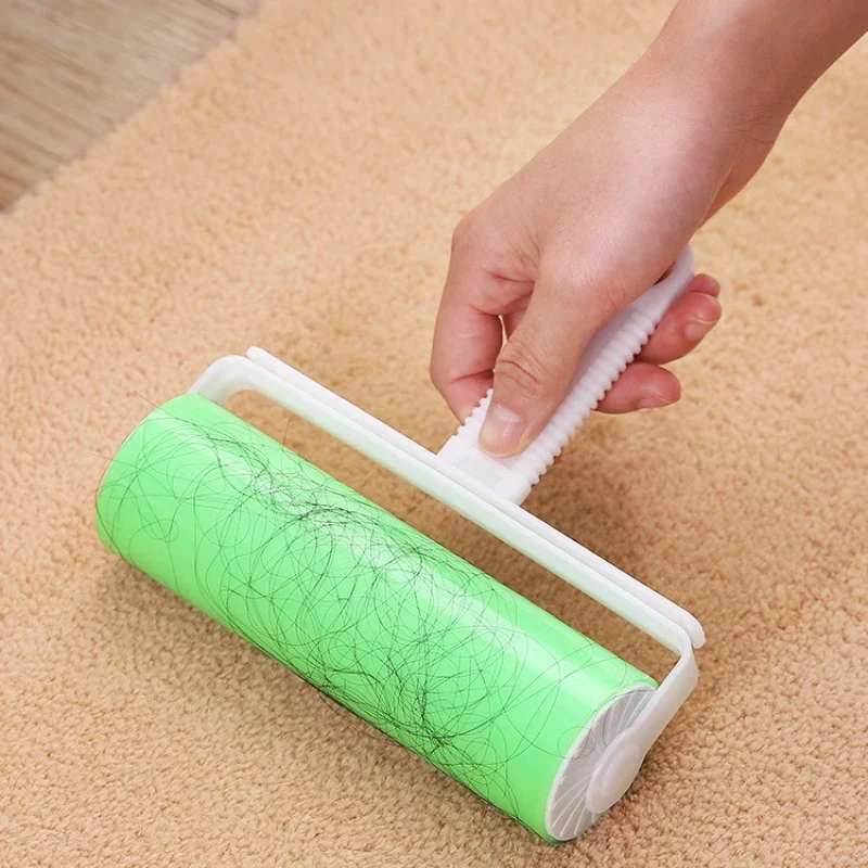 Large High quality New Washable Reusable Clothes Hair Pet Hair Sticky Roller Household Cleaning Portable Hair Remover Rolle