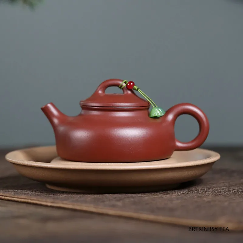 

160ml Chinese Yixing Handmade Purple Clay Teapot Household Raw Ore Dahongpao Tea Pot Beauty Tea Infuser Kettle ZishaTea Set