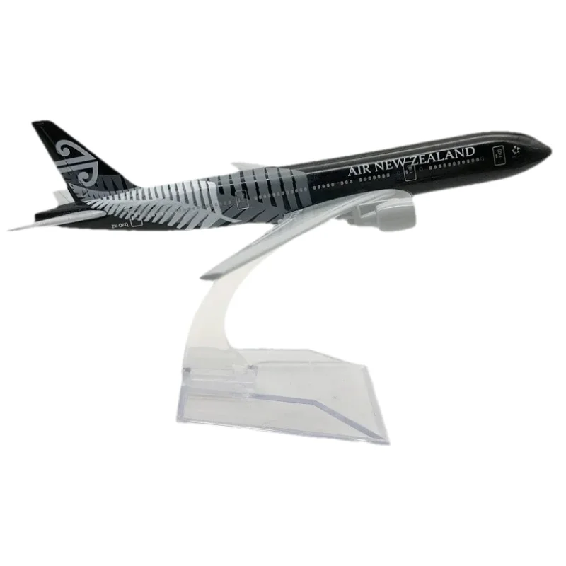 

16cm 1/400 Aircraft Model Metal Diecast B777 New Zealand Replica Airplane Aviation Office Miniature Plane Decor Toys For Boys