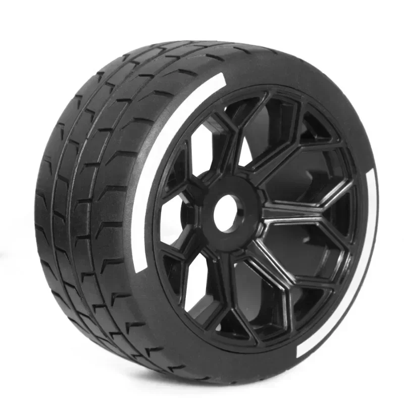 4 قطعة الإطارات الإطارات 17 مللي متر عجلة عرافة ل ARRMA1/7 فايربيرد فيلوني FSR تحلق الله موستانج GT شقة تشغيل دا دا GT الإطارات سباق الطريق السريع #4