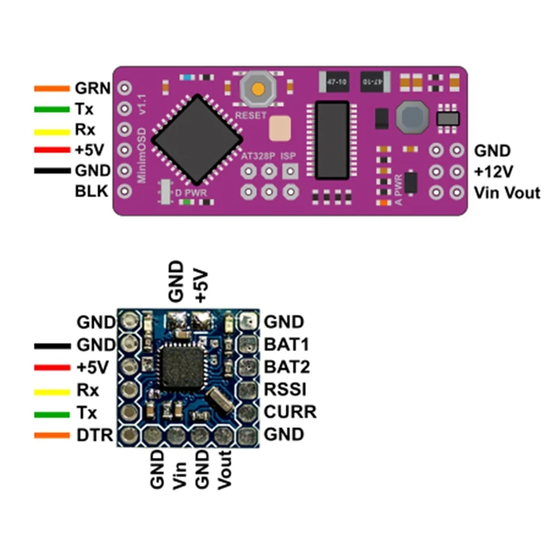 Minim OSD En Pantalla Ardupilot Mega Mini OSD Rev. 1.1 OSD