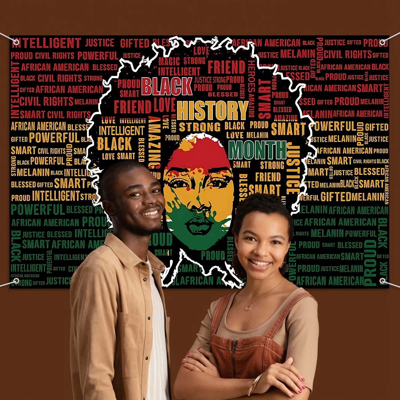 Sfondo del mese della storia nera per la fotografia Banner del mese della storia nera Pan Decorazioni del mese della storia nera afroamericana