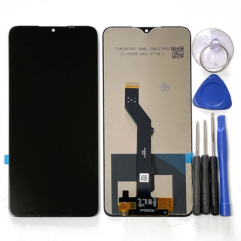 Original 6.55  For Nokia 5.3 A112 LCD Display Screen Touch Panel Digitizer For Nokia 5.3 TA-1234 TA-1223 Display Frame Assembly