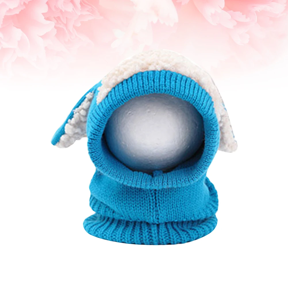 

Children Puppy Scarf Hat Infant Hats Kids Hood Gloves Scarves Beanie Warm Coif Earflap Soft Stretchy Fits Boys Girls 6M