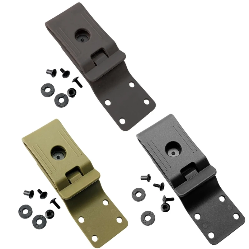 Belt Clip for Kydex Sheath Holsters K Sheath Waist Clip Accessories Sheath Back Clip Belt Clip with Screws for Tool