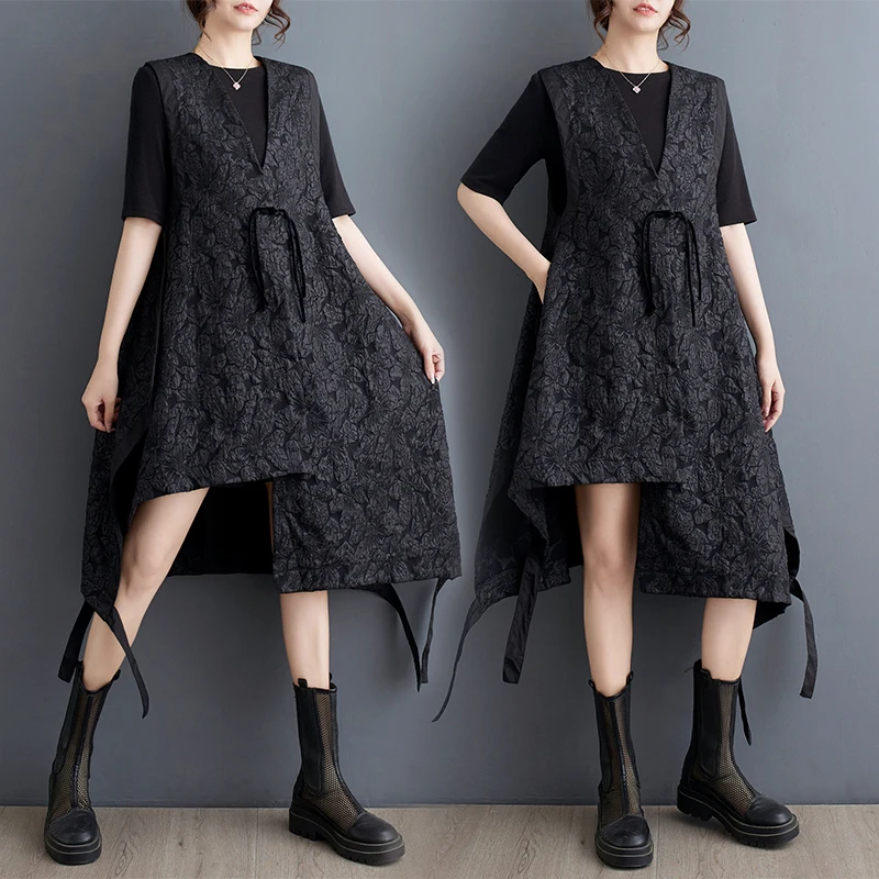 

Европейский длинный асимметричный кардиган с длинным рукавом, женский летний дизайн, уникальный свободный топ, модный v-образный вырез на пуговицах