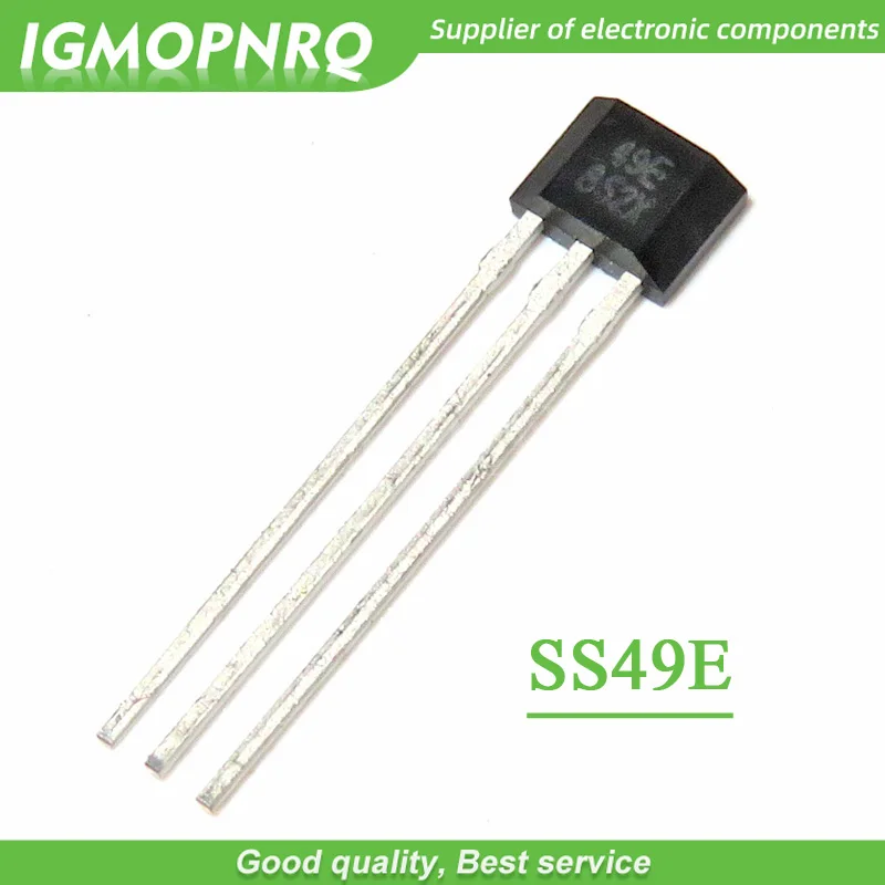 100pcs 49E Hall element OH49E SS49E Hall sensor Hall Effect Sensor  SS-49E